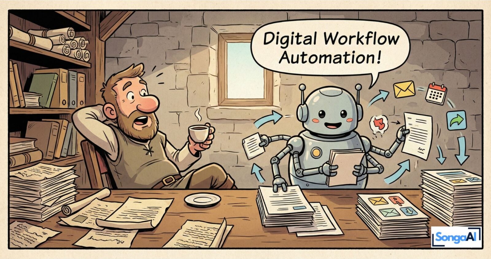 Digital workflow automation